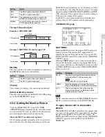 Preview for 47 page of Sony F35 Cinealta Operation Manual