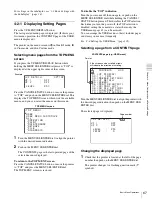 Preview for 67 page of Sony F35 Cinealta Operation Manual