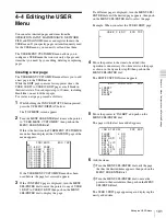 Preview for 101 page of Sony F35 Cinealta Operation Manual