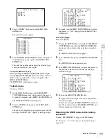 Preview for 103 page of Sony F35 Cinealta Operation Manual