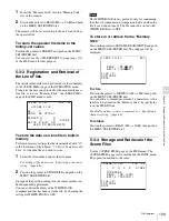 Preview for 109 page of Sony F35 Cinealta Operation Manual