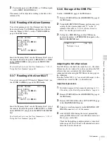 Preview for 111 page of Sony F35 Cinealta Operation Manual