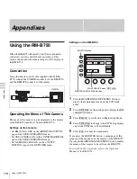 Preview for 114 page of Sony F35 Cinealta Operation Manual