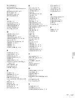 Preview for 147 page of Sony F35 Cinealta Operation Manual