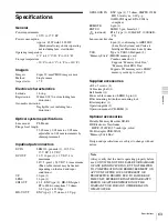 Preview for 63 page of Sony F65 Operation Manual