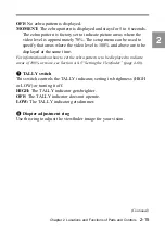 Preview for 31 page of Sony F900H Operation Manual