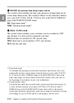 Preview for 50 page of Sony F900H Operation Manual