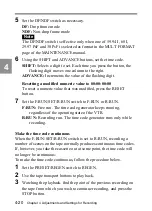 Preview for 96 page of Sony F900H Operation Manual