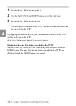 Preview for 98 page of Sony F900H Operation Manual