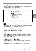 Preview for 105 page of Sony F900H Operation Manual