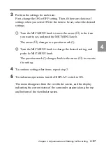 Preview for 133 page of Sony F900H Operation Manual