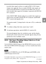 Preview for 145 page of Sony F900H Operation Manual