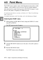 Preview for 148 page of Sony F900H Operation Manual