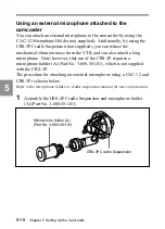 Preview for 202 page of Sony F900H Operation Manual