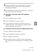 Preview for 225 page of Sony F900H Operation Manual