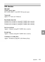 Preview for 237 page of Sony F900H Operation Manual