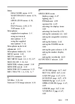 Preview for 255 page of Sony F900H Operation Manual