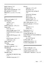 Preview for 257 page of Sony F900H Operation Manual