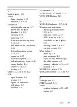 Preview for 259 page of Sony F900H Operation Manual