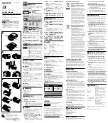 Sony FA-HS1AM Operating Instructions preview