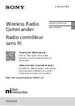 Sony FA-WRC1M Operating Instructions Manual предпросмотр