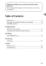 Preview for 5 page of Sony FA-WRC1M Operating Instructions Manual