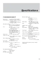 Предварительный просмотр 59 страницы Sony FCB-EX480C Technical Manual