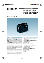 Sony FCB-EX780S (Japanese) Brochure предпросмотр