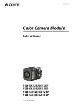 Preview for 1 page of Sony FCBEX12E Technical Manual