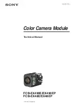 Sony FCBEX48E Technical Manual preview