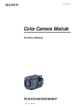 Sony FCBEX490D Technical Manual preview