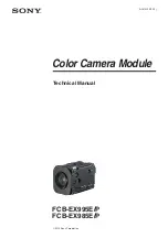 Sony FCBEX985E Technical Manual preview