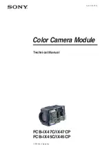 Preview for 1 page of Sony FCBIX45CP Technical Manual