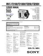 Sony FD Mavica MVC-FD100 Service Manual предпросмотр