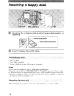 Preview for 16 page of Sony FD Mavica MVC-FD200 Operating Instruction