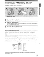 Preview for 17 page of Sony FD Mavica MVC-FD200 Operating Instruction