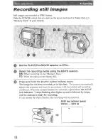 Preview for 18 page of Sony FD Mavica MVC-FD200 Operating Instruction