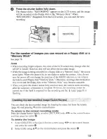 Preview for 19 page of Sony FD Mavica MVC-FD200 Operating Instruction