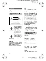 Preview for 2 page of Sony FD Mavica MVC-FD87 Operating Instructions Manual