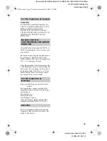 Preview for 3 page of Sony FD Mavica MVC-FD87 Operating Instructions Manual