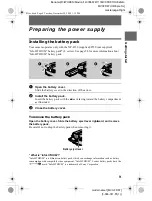 Preview for 9 page of Sony FD Mavica MVC-FD87 Operating Instructions Manual