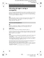 Preview for 22 page of Sony FD Mavica MVC-FD87 Operating Instructions Manual