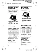 Preview for 34 page of Sony FD Mavica MVC-FD87 Operating Instructions Manual