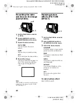 Preview for 40 page of Sony FD Mavica MVC-FD87 Operating Instructions Manual