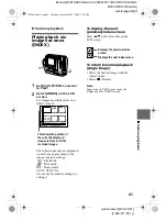 Preview for 41 page of Sony FD Mavica MVC-FD87 Operating Instructions Manual