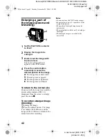 Preview for 42 page of Sony FD Mavica MVC-FD87 Operating Instructions Manual