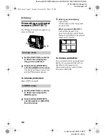 Preview for 44 page of Sony FD Mavica MVC-FD87 Operating Instructions Manual