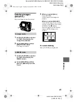 Preview for 45 page of Sony FD Mavica MVC-FD87 Operating Instructions Manual