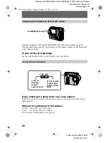 Предварительный просмотр 20 страницы Sony FD Mavica MVC-FD92 Operating Instructions Manual