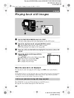 Предварительный просмотр 24 страницы Sony FD Mavica MVC-FD92 Operating Instructions Manual